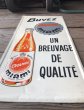 画像12: 60s Vintage Orange Miami soda Advertising Embossed Store Sign (R793) (12)