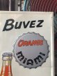 画像2: 60s Vintage Orange Miami soda Advertising Embossed Store Sign (R793) (2)