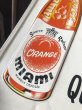 画像5: 60s Vintage Orange Miami soda Advertising Embossed Store Sign (R793) (5)