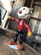 画像10: 30s Antique Cameo Doll Co. Walter Lantz Pete The Pup Wood & Composition Jointed Toy (R794) (10)