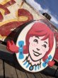 画像25: U.S.A Wendy's Restaurant Wendy Logo Huge Sign 106x115cm (R796) (25)