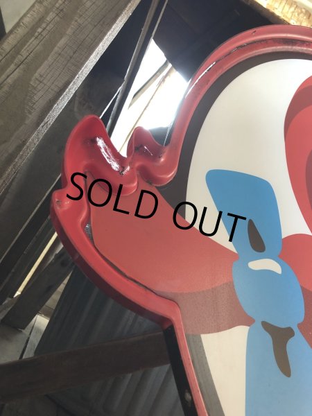 画像20: U.S.A Wendy's Restaurant Wendy Logo Huge Sign 106x115cm (R796) (20)