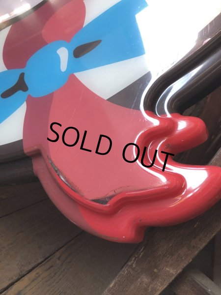 画像18: U.S.A Wendy's Restaurant Wendy Logo Huge Sign 106x115cm (R796) (18)