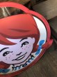 画像10: U.S.A Wendy's Restaurant Wendy Logo Huge Sign 106x115cm (R796) (10)