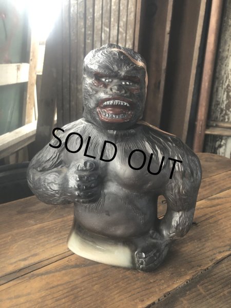画像1: 70s Vintage Jim Beam King Kong Decanter Bottle (R800) (1)