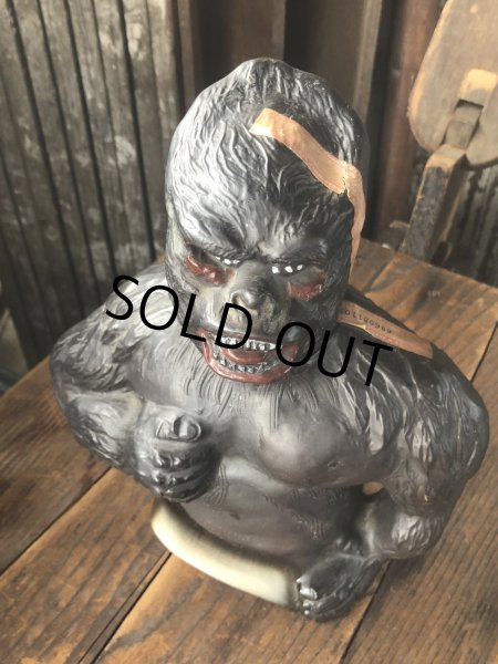 画像5: 70s Vintage Jim Beam King Kong Decanter Bottle (R800) (5)