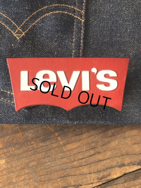 画像10: 70s Vintage LEVI'S Advertising Store Counter Display Sign (R801) (10)