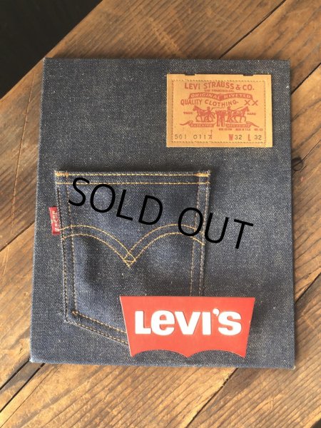 画像12: 70s Vintage LEVI'S Advertising Store Counter Display Sign (R801) (12)
