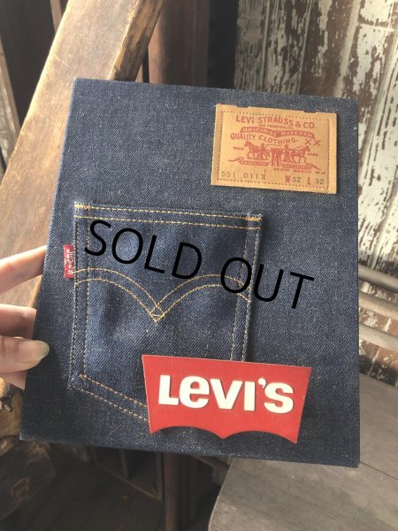 画像20: 70s Vintage LEVI'S Advertising Store Counter Display Sign (R801) (20)