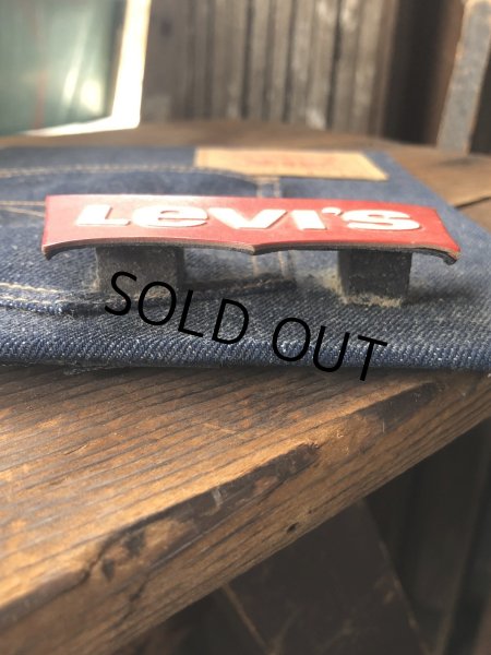 画像9: 70s Vintage LEVI'S Advertising Store Counter Display Sign (R801) (9)