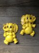 画像15: 70s Vintage Homco Wall Deco Yellow Elephant  (R795) (15)