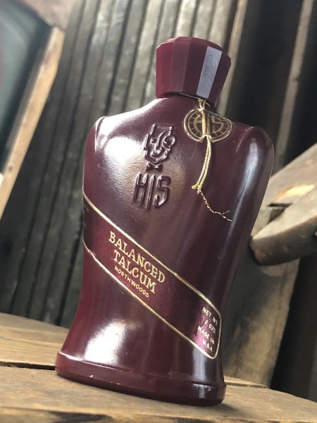 画像10: 40s The House For Men, Inc. HIS Glass Bottle BALANCED TALCUM (R797) (10)