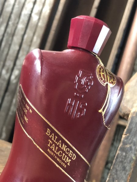 画像11: 40s The House For Men, Inc. HIS Glass Bottle BALANCED TALCUM (R797) (11)