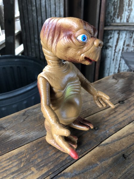 画像2: 80s Vintage E.T. the Extra-Terrestrial Taiwan Bootleg Vinyl Figure E (R799) (2)