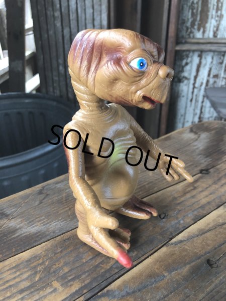 画像2: 80s Vintage E.T. the Extra-Terrestrial Taiwan Bootleg Vinyl Figure E (R799) (2)