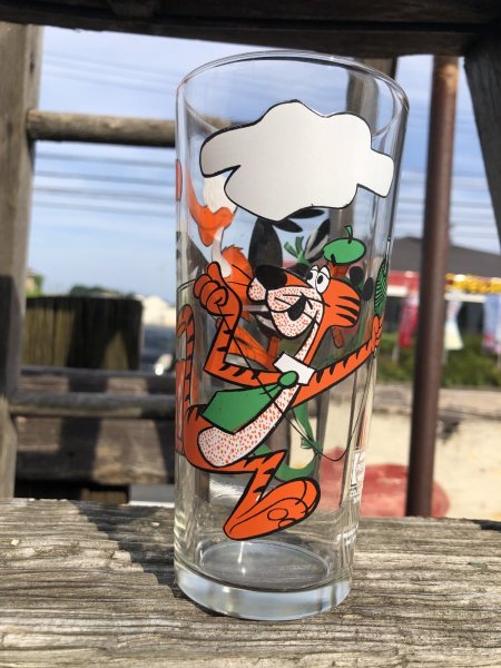 画像1: 70s Vintage Pepsi Glass Beaky Buzzard & Cool Cat (R797) (1)