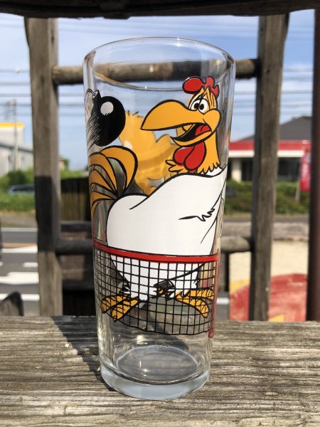 画像1: 70s Vintage Pepsi Glass Foghorn Leghorn & Henery Hawk (R796) (1)