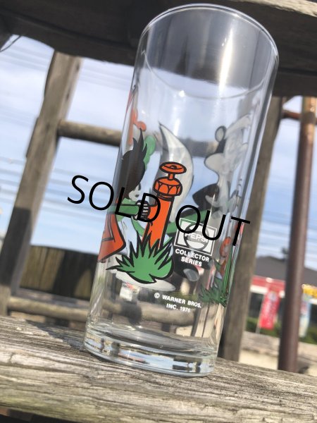 画像4: 70s Vintage Pepsi Glass Daffy Duck & Pepe Le Pew (R795) (4)