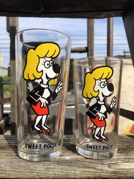 画像7: 70s Vintage Pepsi Glass Sweet Polly (R791) (7)