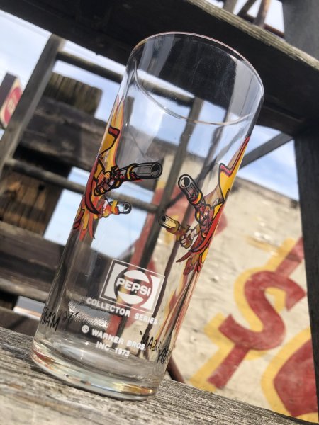画像2: 70s Vintage Pepsi Glass Yosemite Sam (R786) (2)