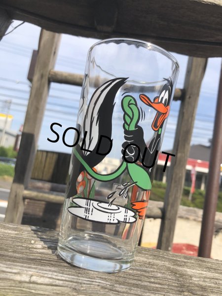 画像2: 70s Vintage Pepsi Glass Daffy Duck & Pepe Le Pew (R795) (2)
