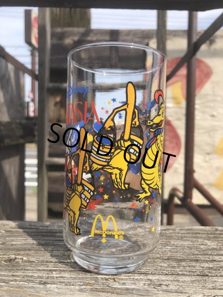 画像2: Vintage McDonalds Canada x Coca Cola Disney FANTASIA Glass (R781) (2)