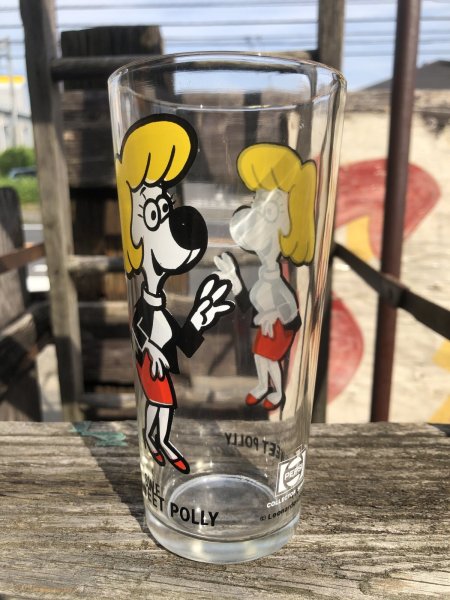 画像3: 70s Vintage Pepsi Glass Sweet Polly (R791) (3)