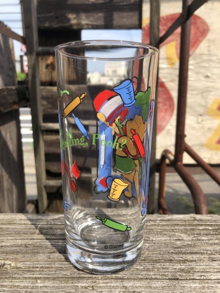 画像4: Vintage Disney What's Cooking Pooh Glass (R782) (4)