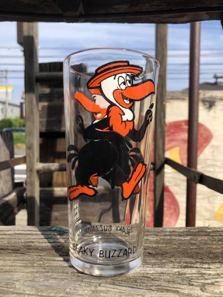 画像1: 70s Vintage Pepsi Glass Beaky Buzzard (R799) (1)