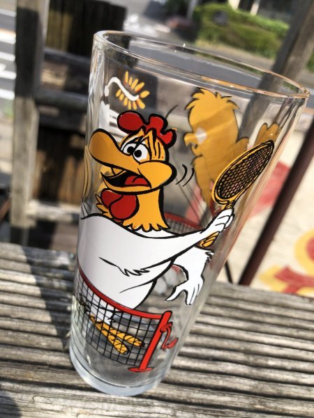 画像5: 70s Vintage Pepsi Glass Foghorn Leghorn & Henery Hawk (R796) (5)