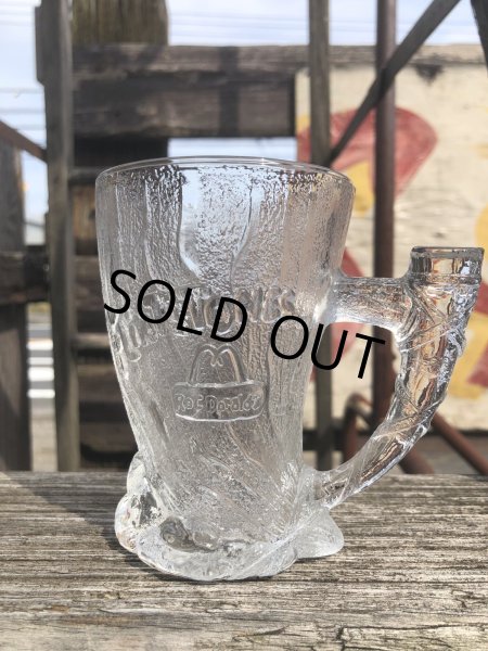 画像1: 90s Vintage McDonalds The Flintstones Mammoth Glass (R783) (1)