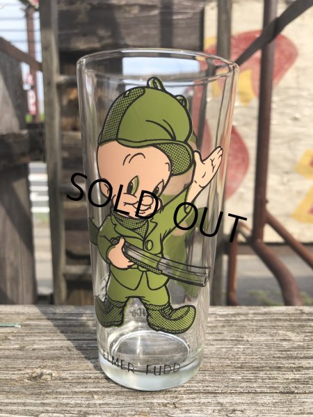 画像1: 70s Vintage Pepsi Glass Elmer Fudd (R787) (1)