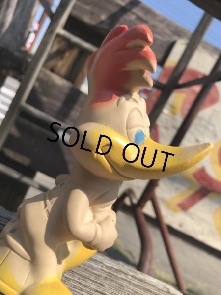 画像6: 50s Vintage DELL Walter Lantze Woody Woodpecker Rubber Squeeze Toy (R804) (6)