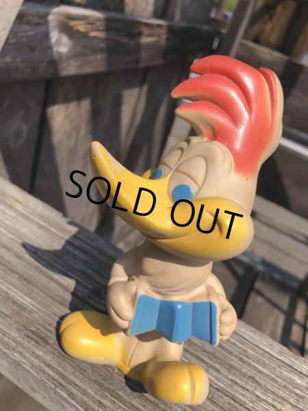 画像7: 50s Vintage DELL Walter Lantze Woody Woodpecker Rubber Squeeze Toy (R804) (7)