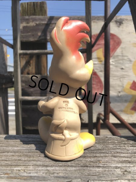 画像3: 50s Vintage DELL Walter Lantze Woody Woodpecker Rubber Squeeze Toy (R804) (3)
