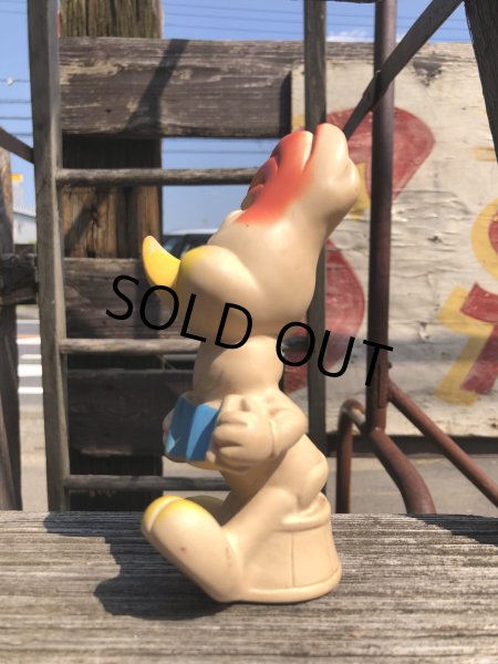 画像2: 50s Vintage DELL Walter Lantze Woody Woodpecker Rubber Squeeze Toy (R804) (2)