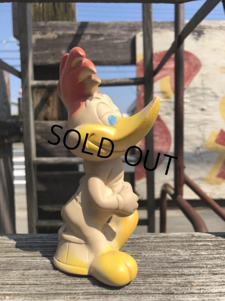 画像4: 50s Vintage DELL Walter Lantze Woody Woodpecker Rubber Squeeze Toy (R804) (4)