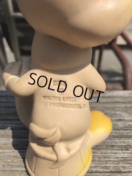 画像5: 50s Vintage DELL Walter Lantze Woody Woodpecker Rubber Squeeze Toy (R804) (5)