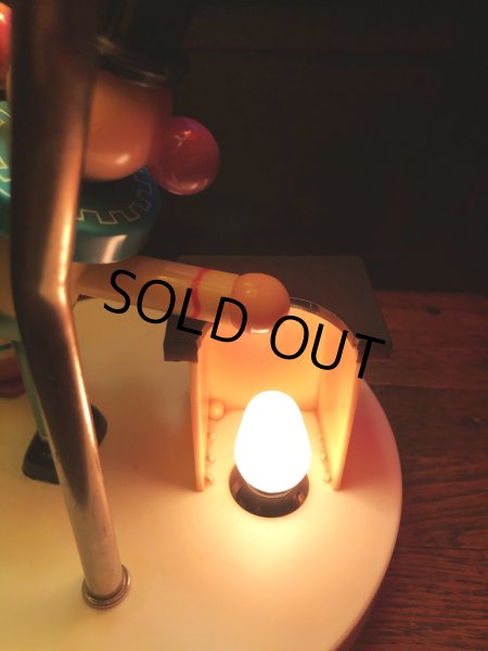 画像20: 70s Vintage Dolly Toy BALLOON VENDER Nursery Lamp (R805) (20)