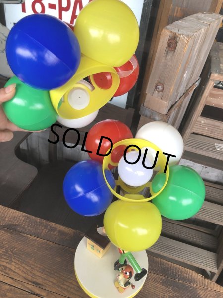 画像4: 70s Vintage Dolly Toy BALLOON VENDER Nursery Lamp (R805) (4)