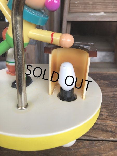 画像12: 70s Vintage Dolly Toy BALLOON VENDER Nursery Lamp (R805) (12)