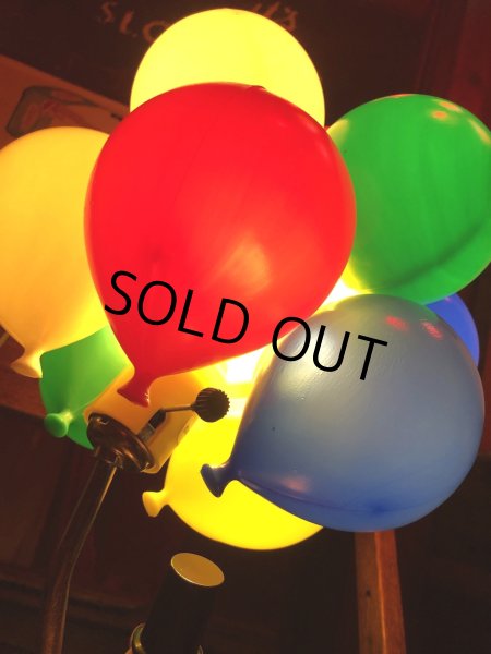 画像18: 70s Vintage Dolly Toy BALLOON VENDER Nursery Lamp (R805) (18)