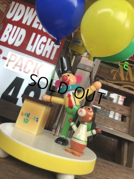 画像11: 70s Vintage Dolly Toy BALLOON VENDER Nursery Lamp (R805) (11)