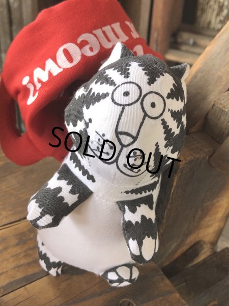 画像2: 80s Applaus B. Kliban Cat Coffee Tea or Meow? Stuffed Toy Plush (R806) (2)