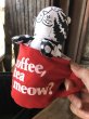 画像14: 80s Applaus B. Kliban Cat Coffee Tea or Meow? Stuffed Toy Plush (R806) (14)