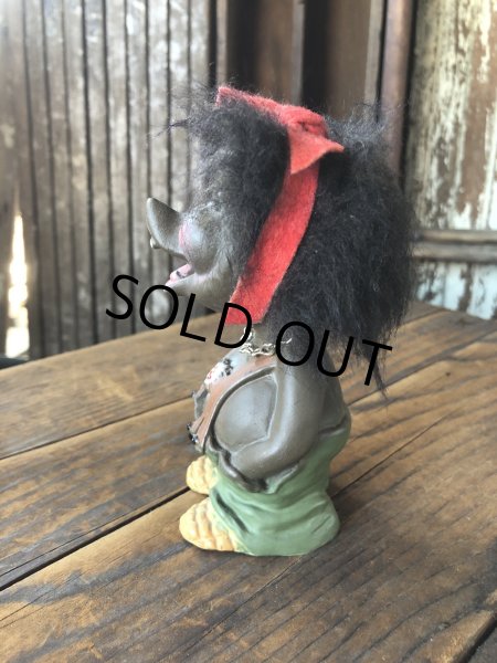 画像2: 60s Vintage Heico Werewolf Monster Nodder Bobble Head Small Size (R808) (2)