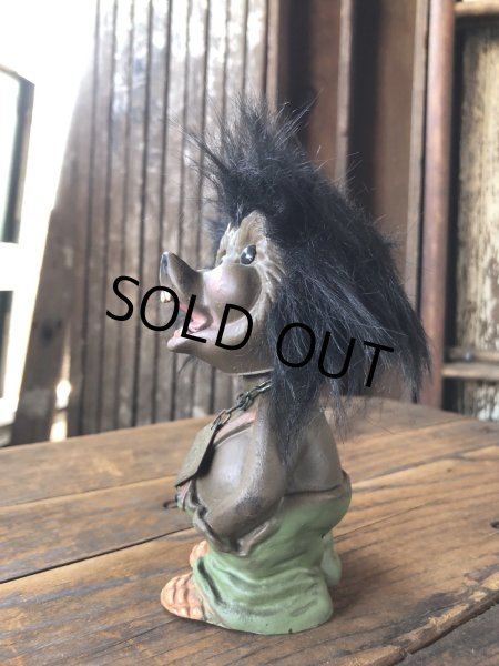 画像4: 60s Vintage Heico Troll Werewolf Monster Nodder Bobble Head Small Size (R809) (4)