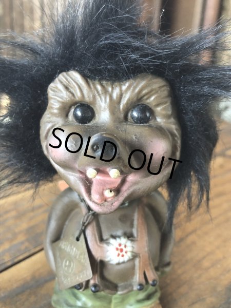 画像8: 60s Vintage Heico Troll Werewolf Monster Nodder Bobble Head Small Size (R809) (8)