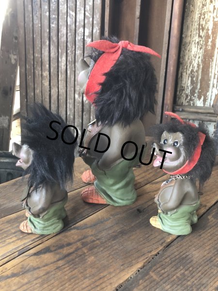 画像11: 60s Vintage Heico Troll Werewolf Monster Nodder Bobble Head Small Size (R809) (11)