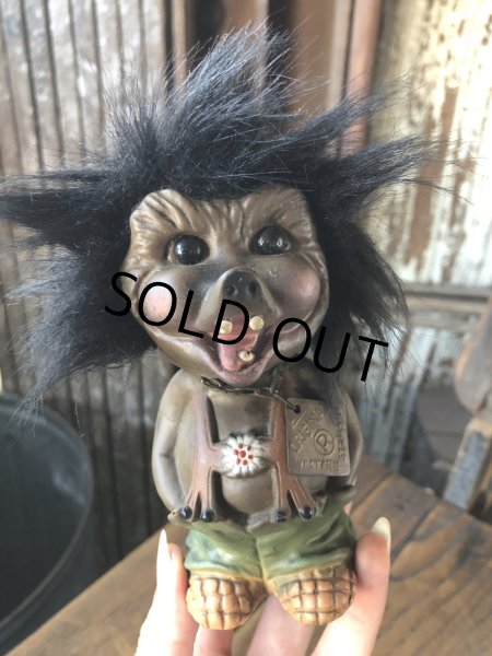 画像12: 60s Vintage Heico Troll Werewolf Monster Nodder Bobble Head Small Size (R809) (12)